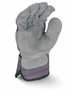 Radians Thinsulate-Lined Gray Split Cowhide Leather Glove - Pack Of 12 Pairs