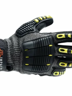 Work Gloves Impacto Back Tracker Blade Series Heavy Duty Anti-Impact Cut Resistant Mechanic's Gloves (Cut Level 5)