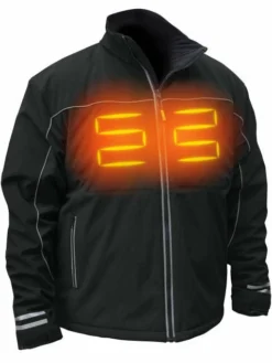 DeWalt Workwear DEWALT® Men's Heated Lightweight Soft Shell Jacket With Reflective Accents | Sizes S - 3XL Work Wear