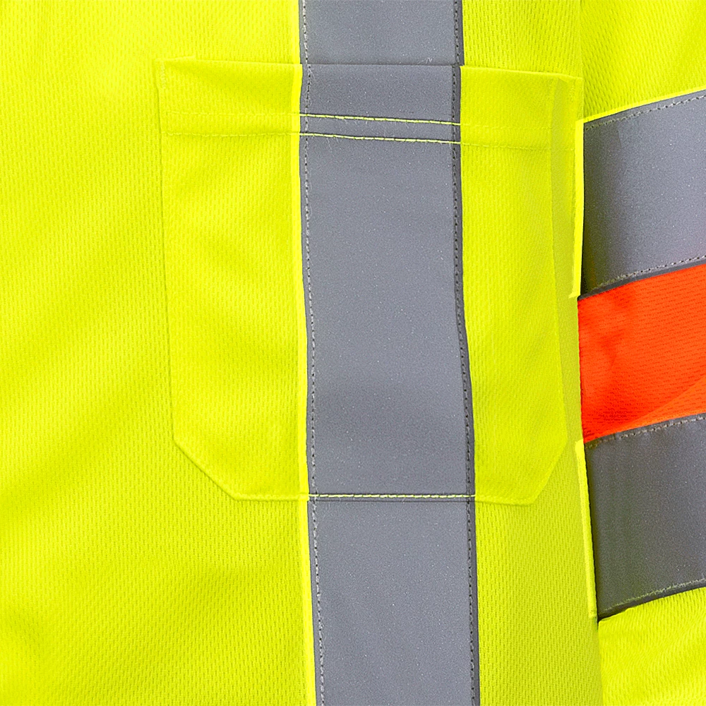 Pioneer Hi Viz Short Sleeved Quebec Traffic Shirt | Yellow | Sizes XS - 4XL 5 Pioneer Hi Viz Short Sleeved Quebec Traffic Shirt | Yellow | Sizes XS - 4XL