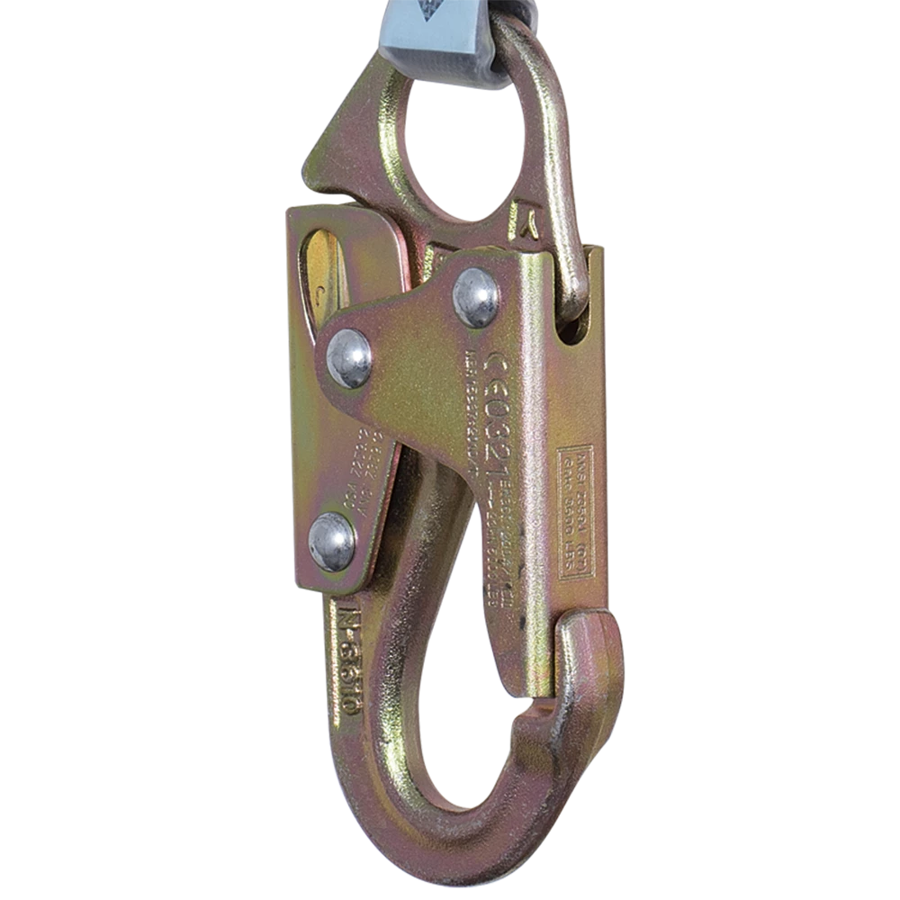 Peakworks LE SRL W/ 1" Web, Al Housing, Type 2, Twin Leg, Snap Hk, 6' Safety Equipment 5 Peakworks LE SRL W/ 1" Web, Al Housing, Type 2, Twin Leg, Snap Hk, 6' Safety Equipment