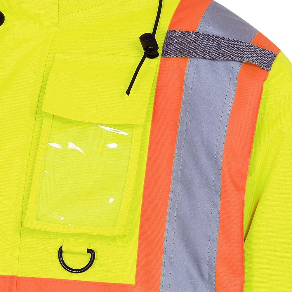 Pioneer Hi-Vis Waterproof Quilted Safety Bomber | S-5XL 5 Pioneer Hi-Vis Waterproof Quilted Safety Bomber | S-5XL