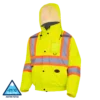 Pioneer Hi-Vis Waterproof Quilted Safety Bomber | S-5XL