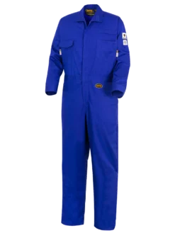 Flame Resistant Work Wear Pioneer FR-TECH® 88/12 7oz Coverall | Royal Blue | Sizes 36 - 60