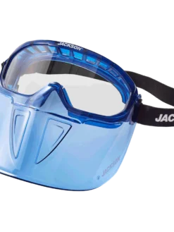 Jackson Safety Jackson GPL550 Prem Safety Glasses W/ Blue Flip Up Chin Guard