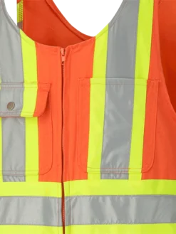 Pioneer Hi Vis Poly/Cotton Safety Overalls W/ Leg Zipper | Sizes 36 - 60 Hi-Vis Work Wear