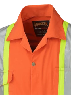 Pioneer Hi Vis Safety Coveralls - Poly/Cotton | Sizes 36 - 66
