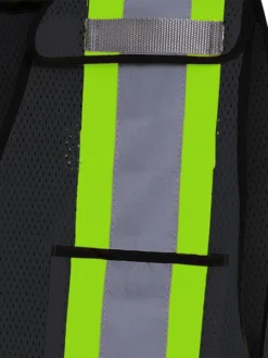 Hi-Vis Work Wear Pioneer Hi Viz Safety Tear-Away Poly Mesh Vest - One Size Fits Most