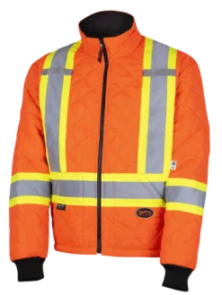 Pioneer Quilted Poly Hi Vis Freezer Jacket | S-5XL 30 Pioneer Quilted Poly Hi Vis Freezer Jacket | S-5XL