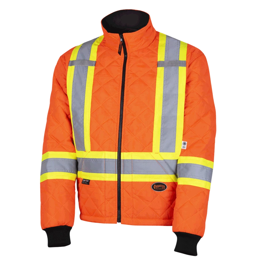 Pioneer Quilted Poly Hi Vis Freezer Jacket | S-5XL 15 Pioneer Quilted Poly Hi Vis Freezer Jacket | S-5XL