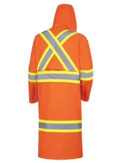 Hi-Vis Work Wear Pioneer The Rock 300D Oxford Polyester Waterproof Safety Long Coat | S-5XL 20 Hi-Vis Work Wear Pioneer The Rock 300D Oxford Polyester Waterproof Safety Long Coat | S-5XL