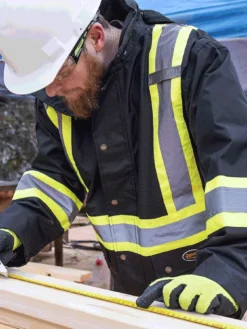 Pioneer Hi-Vis Waterproof Quilted Safety Parka | S-5XL