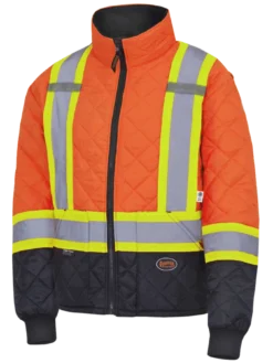 Pioneer Quilted Poly Hi Vis Freezer Jacket | S-5XL 22 Pioneer Quilted Poly Hi Vis Freezer Jacket | S-5XL