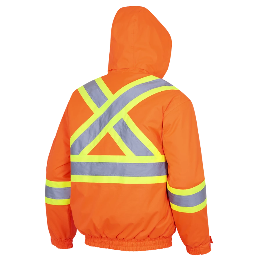 Pioneer Hi-Vis Waterproof Quilted Safety Bomber | S-5XL 8 Pioneer Hi-Vis Waterproof Quilted Safety Bomber | S-5XL