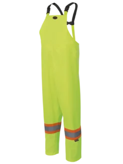 Hi-Vis Work Wear Pioneer 150D Oxford Poly/PVC Hi Vis Rain Suit | S-4XL