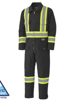 Pioneer Insulated Hi Vis Cotton Duck Coveralls | XS-4XL
