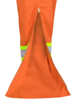 Pioneer Hi Vis Poly/Cotton Safety Overalls W/ Leg Zipper | Sizes 36 - 60 Hi-Vis Work Wear