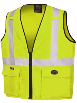 Pioneer Hi Viz 100% Cotton Safety Vest | Sizes Small - 5XL