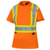 Pioneer Women's Hi Viz Birdseye Safety T-Shirt | Sizes XS - 4XL Hi-Vis Work Wear