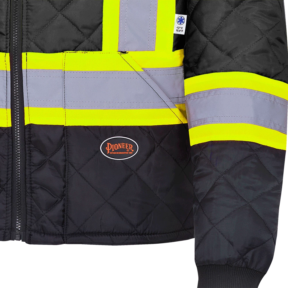 Pioneer Quilted Poly Hi Vis Freezer Jacket | S-5XL 14 Pioneer Quilted Poly Hi Vis Freezer Jacket | S-5XL
