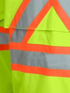 Pioneer The Rock 300D Oxford Polyester Waterproof Safety Rain Jacket | S-5XL Hi-Vis Work Wear