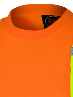 Pioneer Women's Hi Viz Birdseye Safety T-Shirt | Sizes XS - 4XL Hi-Vis Work Wear