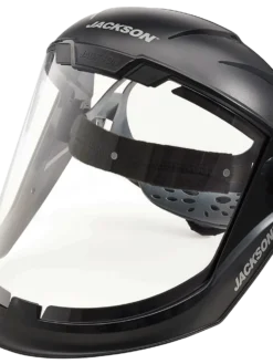Jackson Safety Personal Protective Equipment Jackson Maxview™ Series 370 Speed Dial™ Premium Ratcheting Adjustment Faceshield Kit - Clear Visor