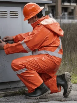 Flame Resistant Work Wear Ranpro Utili-Gard® FR/ARC Rated Bib Pants - PVC Coated Nomex®/Kevlar® | Orange | Sizes XS - 4XL 14 Flame Resistant Work Wear Ranpro Utili-Gard® FR/ARC Rated Bib Pants - PVC Coated Nomex®/Kevlar® | Orange | Sizes XS - 4XL