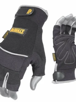 DeWalt Workwear Work Gloves DeWalt DPG230 Synthetic Leather Technician's Fingerless Glove