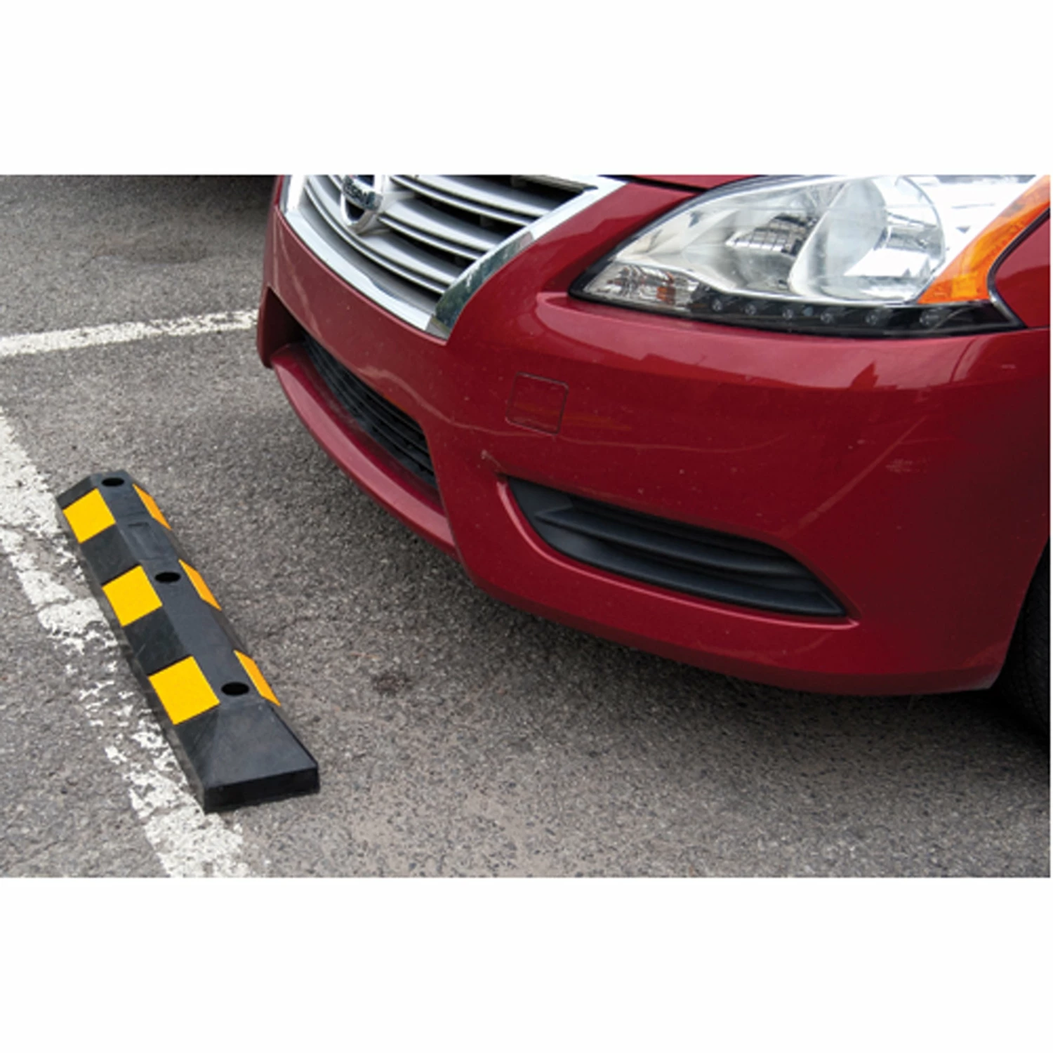 Zenith Safety Safety Supplies Rubber Hi-Vis Parking Curbs 4 Zenith Safety Safety Supplies Rubber Hi-Vis Parking Curbs
