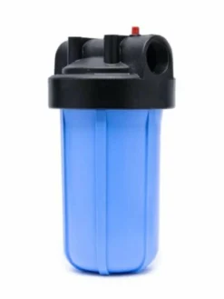 Waterite Single 4.5" OD Big Blue Water Filter Housing | 10" | Blue/Black