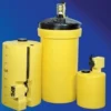 LMI Water Treatment Chemicals Yellow Poly Chemical Storage Tanks