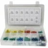 Techspan Crimp 'N' Shrink Terminal Assortment Kit W/ Torch - 120 Pcs