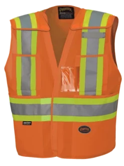 Pioneer Hi-Viz Drop Shoulder Tear-Away Vest | Multi-Fit Design