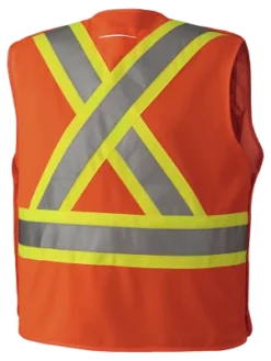 Pioneer Hi-Viz Drop Shoulder Tear-Away Vest | Multi-Fit Design