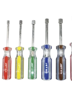 Jet Jumbo Handle SAE Mechanic's Nut Driver Set - 7 Piece