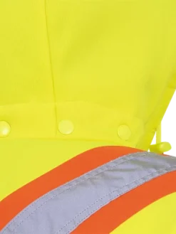 Pioneer Heavyweight Polyester Fleece Safety Hoodie | S-4XL Hi-Vis Work Wear