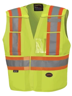 Pioneer Hi-Viz Drop Shoulder Tear-Away Vest | Multi-Fit Design