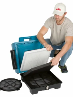 Xpower Canada Facility Equipment XPOWER Professional 4-Stage HEPA Mini Air Scrubber - 550 CFM - 1/2 HP - 2.8A - 5-Speed