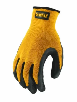 DeWalt Workwear DeWalt DPG70 Textured Rubber Coated Gripper Glove - Pack Of 12 Pairs Work Gloves